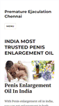 Mobile Screenshot of premature-ejaculation-chennai.com